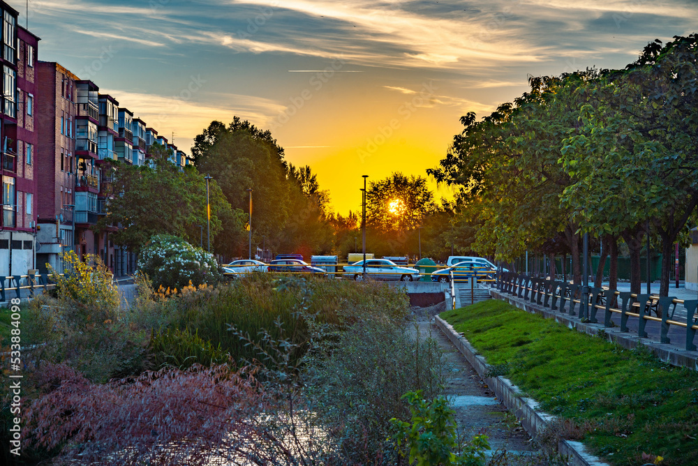 Valladolid ciudad histórica y monumental de la vieja Europa Stock Photo