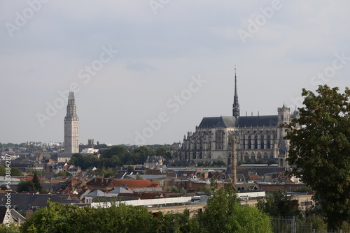 Vue d'ensemble de la ville, ville de Amiens, département de la Somme, France