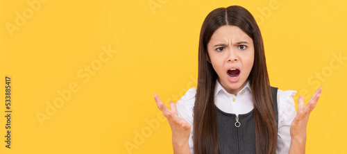 Canvas Print Stressed by school pressure