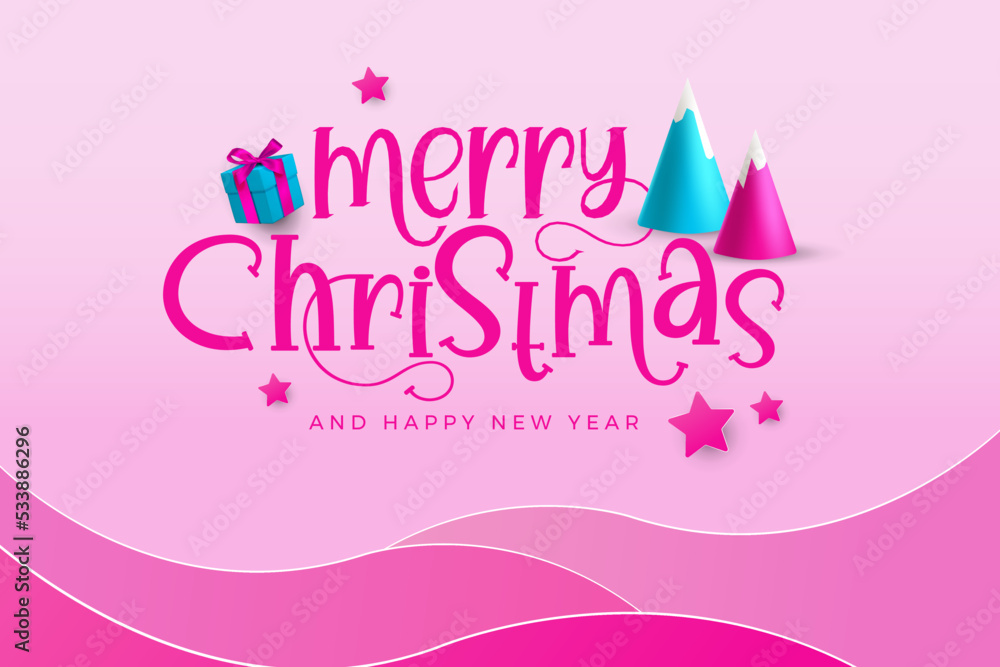 Merry Christmas and happy new year background Merry Christmas and happy new year background