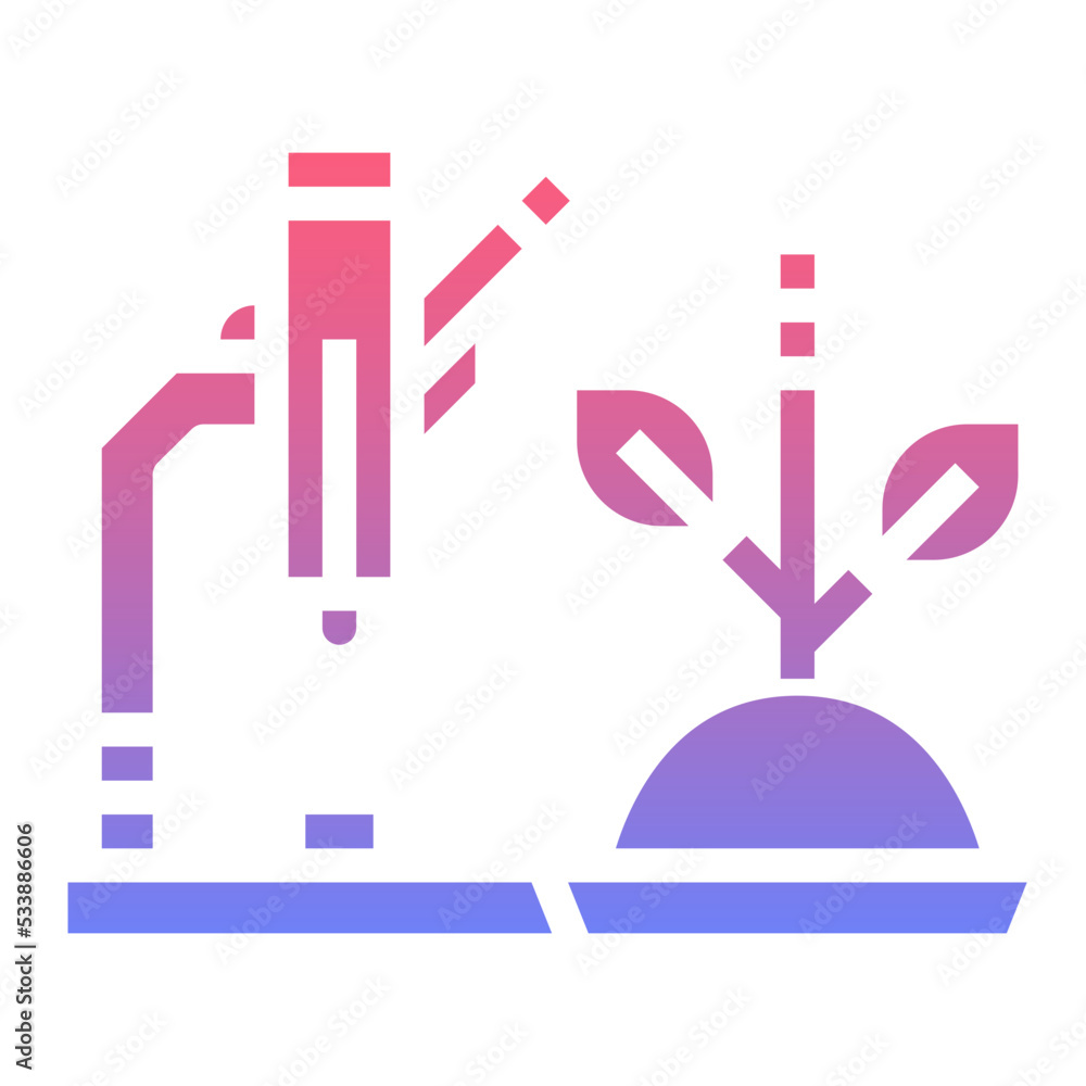 Biologist gradient icon Biologist gradient icon