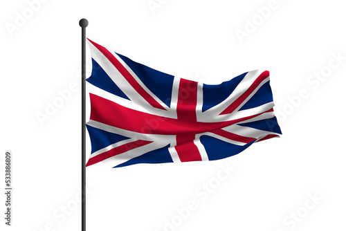 Waving flag of United Kingd...