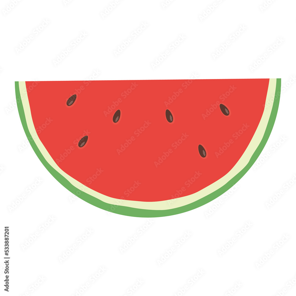 slice of watermelon illustration slice of watermelon illustration