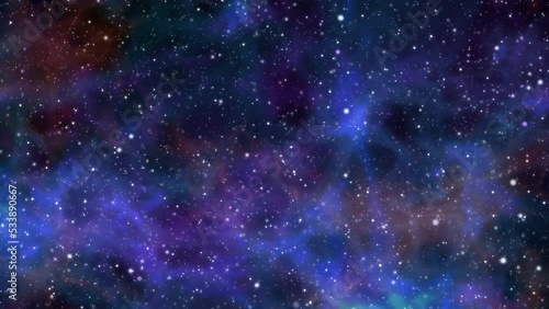 pretty nebula galaxy astrology deep outer space cosmos background beautiful abstract illustration art dust animation
