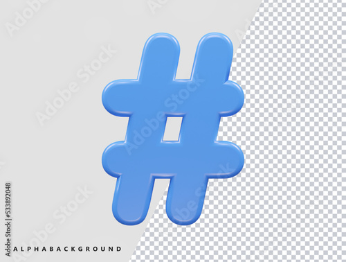 Hash icon illustration