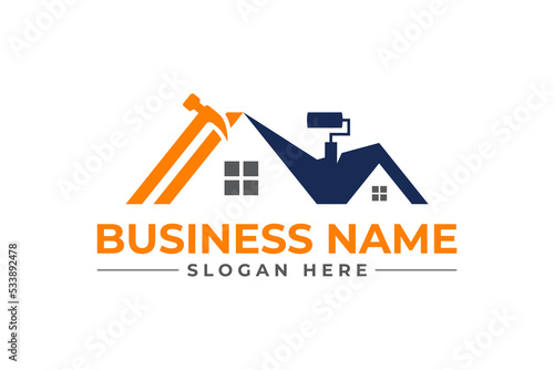 home repair, roofing, remodeling, handyman logo
