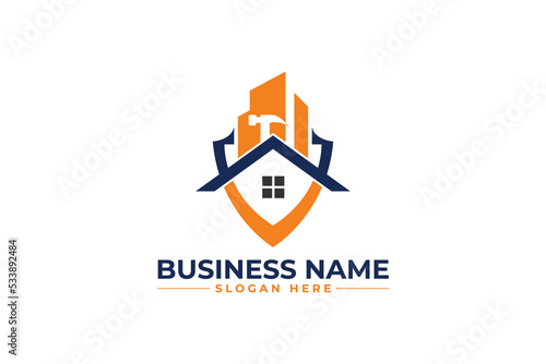 home repair, roofing, remodeling, handyman logo