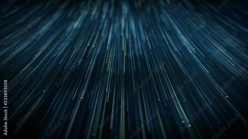 Abstract Wave Of Light Strings Flowing Background/ 4k animation of an ...