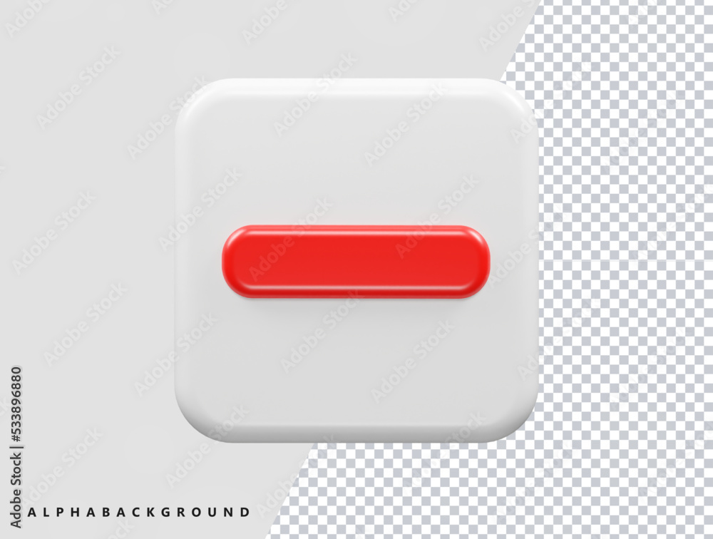 Interface icon 3d vector illustration Interface icon 3d vector illustration