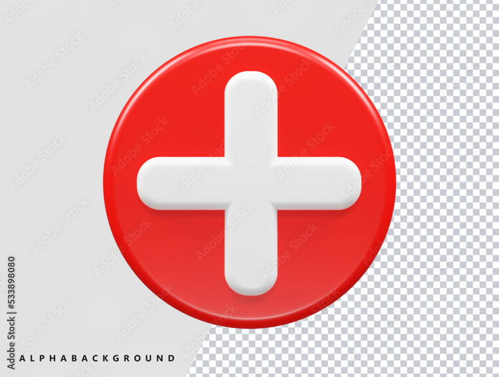 Obraz premium Interface icon 3d vector illustration