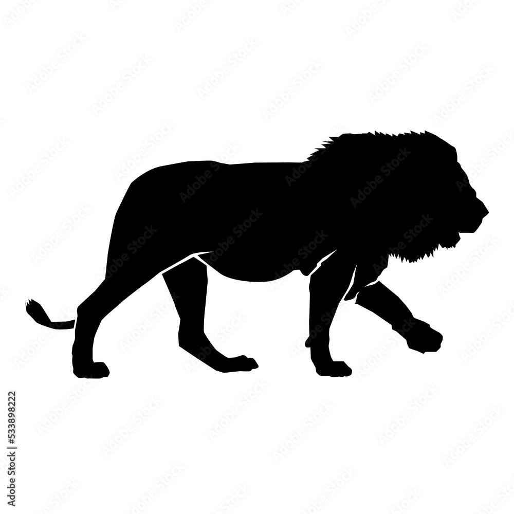 lion alpha king icon illustration isolated vector sign symbol