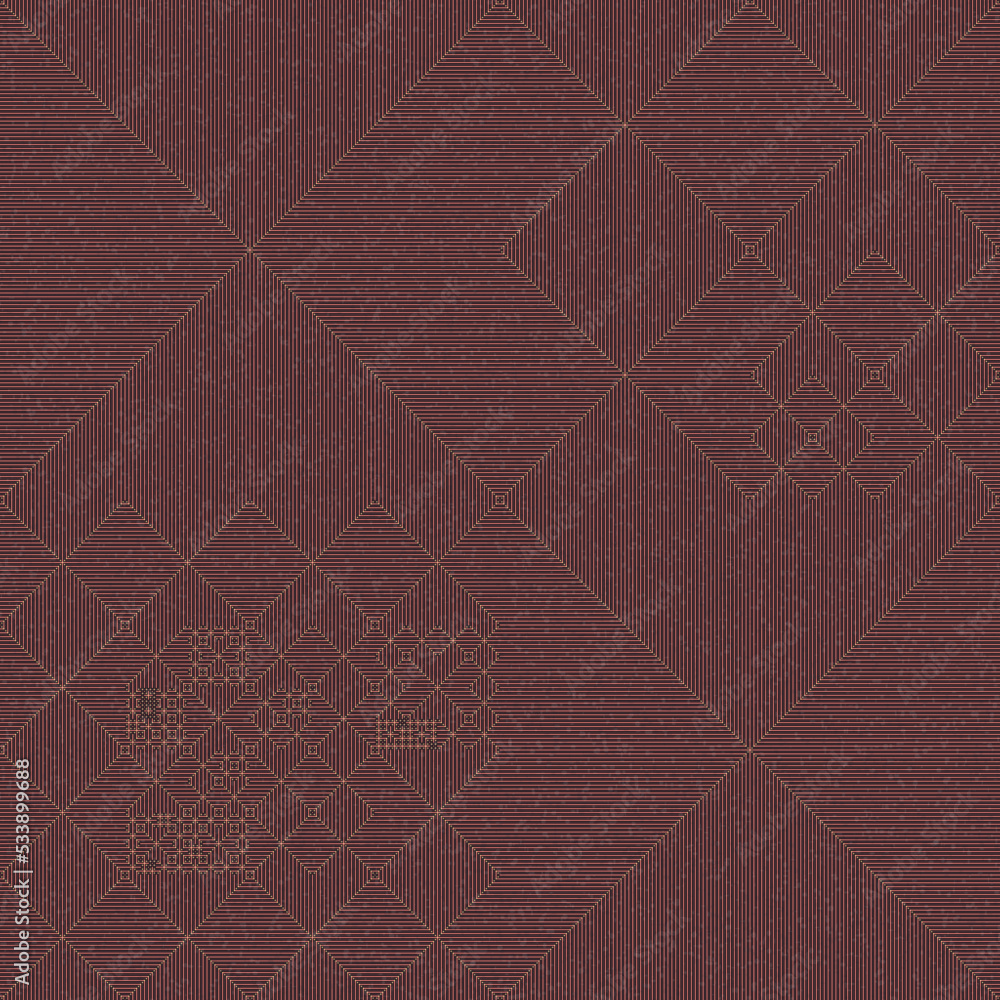 Fototapeta premium Abstract lines Maze generative art background art illustration
