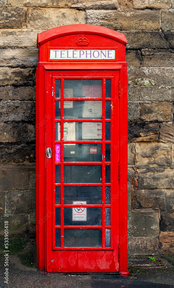 Fototapeta premium Red Phone Box