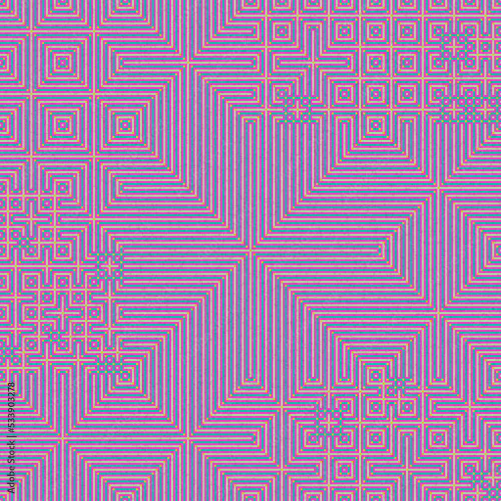 Abstract lines Maze generative art background art illustration Abstract lines Maze generative art background art illustration