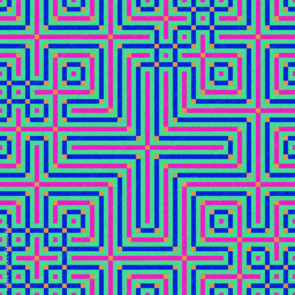 Abstract lines Maze generative art background art illustration Abstract lines Maze generative art background art illustration
