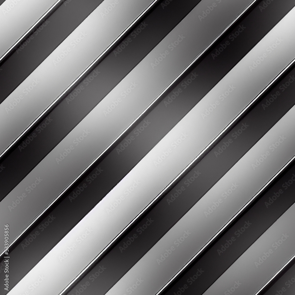Fototapeta premium Seamless metallic background tiles, digital art