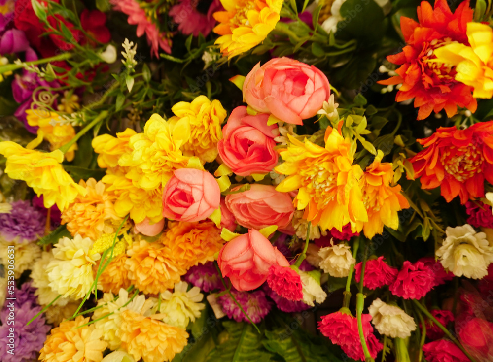 Beautiful and colorful flowers as background. Beautiful and colorful flowers as background.