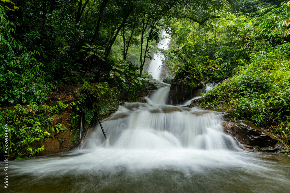 A beautiful moment of Chao Doi Waterfall, Tak Province, Thailand