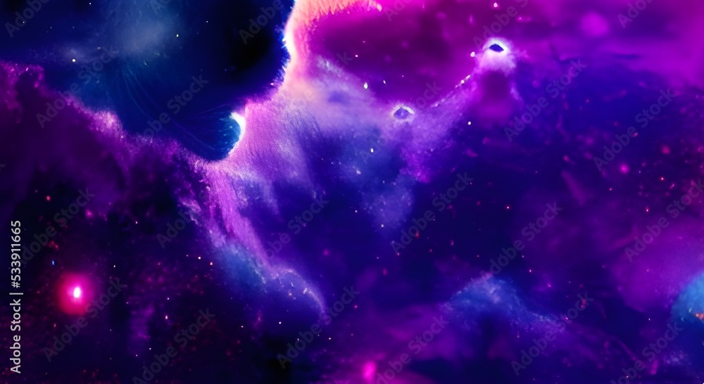 Abstract Unique Young Woman Standing in the Middle of a Galaxy Crack Abstract Unique Young Woman Standing in the Middle of a Galaxy Crack