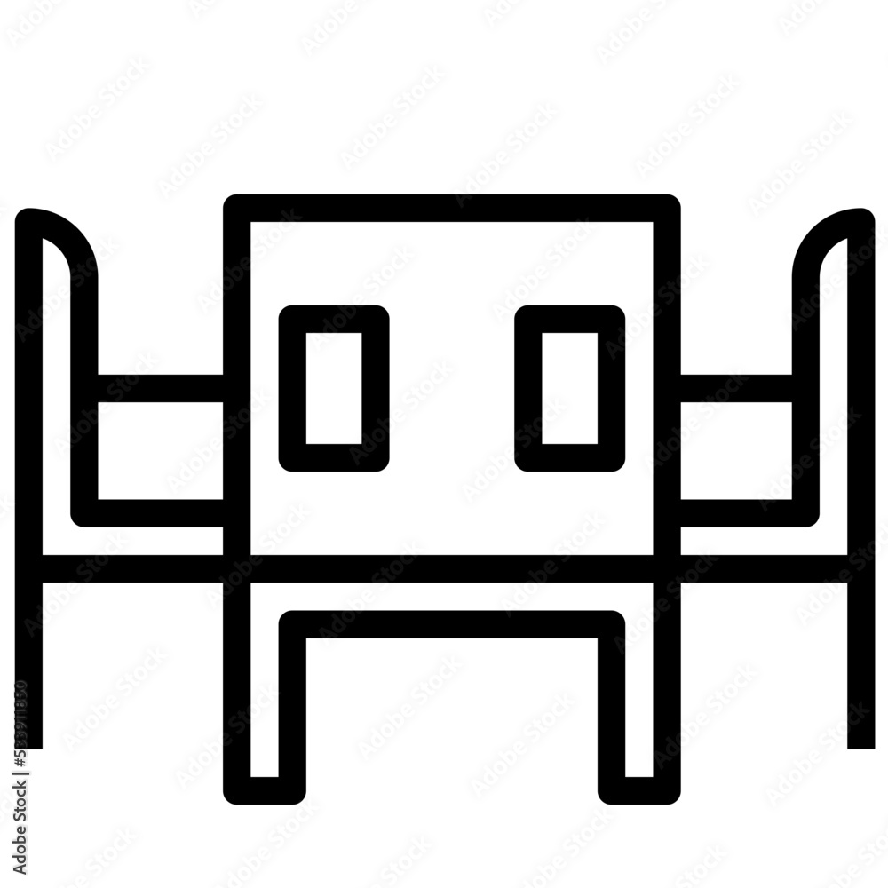 table modern line style icon table modern line style icon