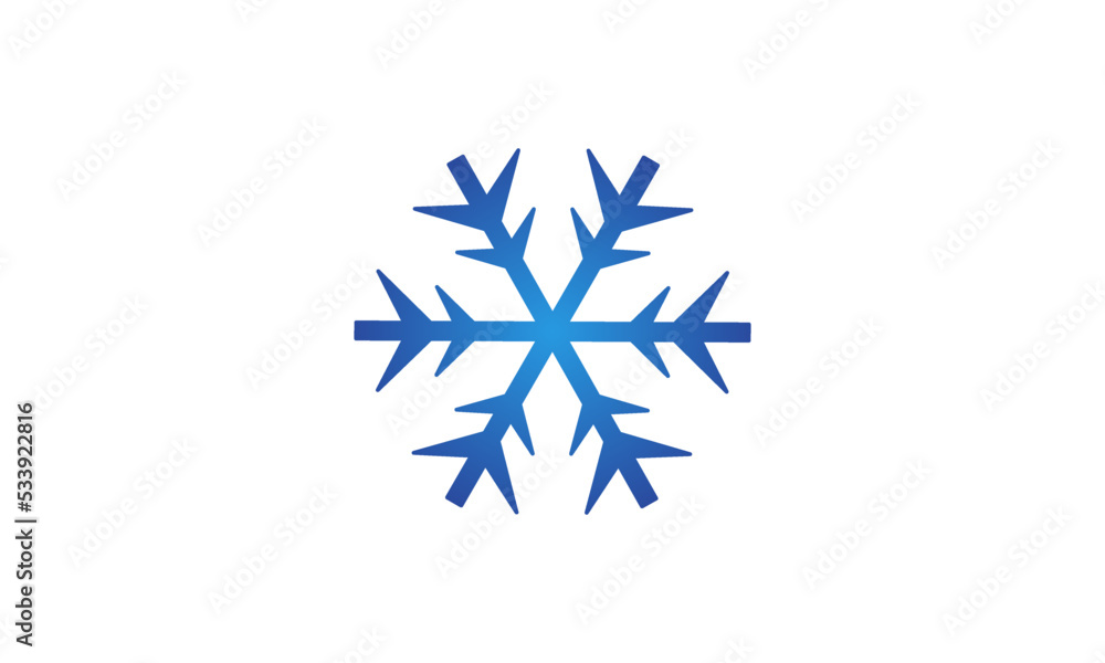 Snow logo design template Snow logo design template