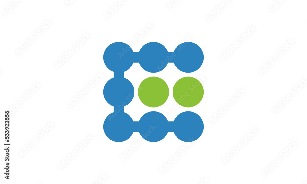 Letter CC, C with connect logo design template Letter CC, C with connect logo design template