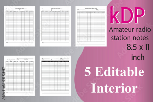 Amateur Radio Station Logbook