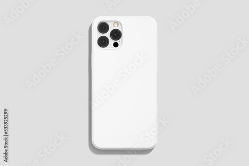 3D Blank Render of iPhone Case for mockup