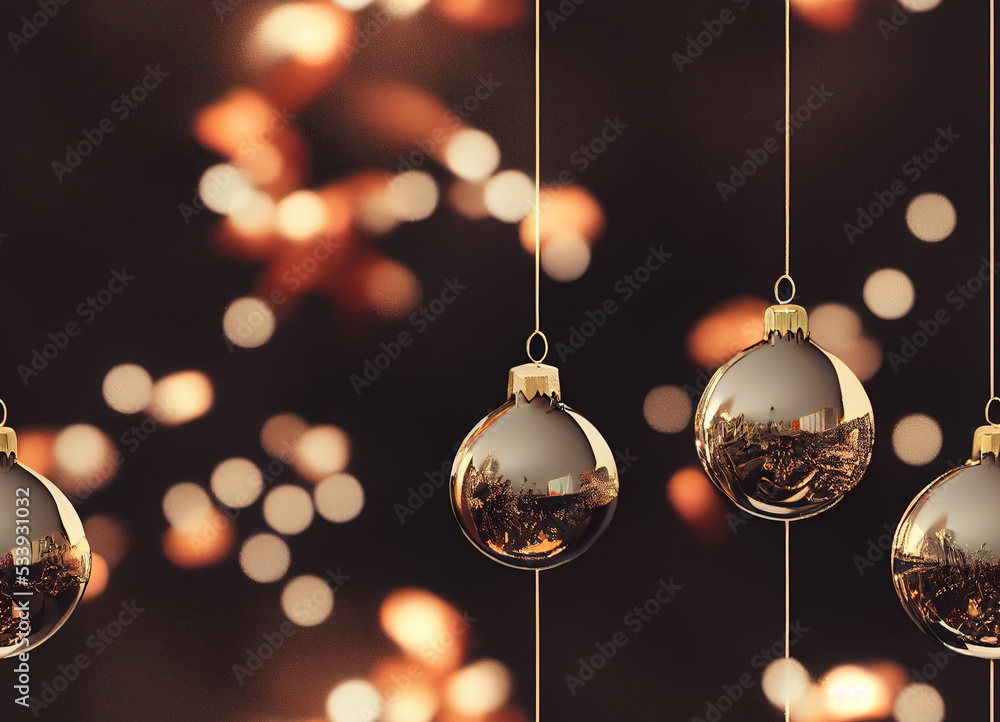 Pattern Background of christmas spheres Pattern Background of christmas spheres