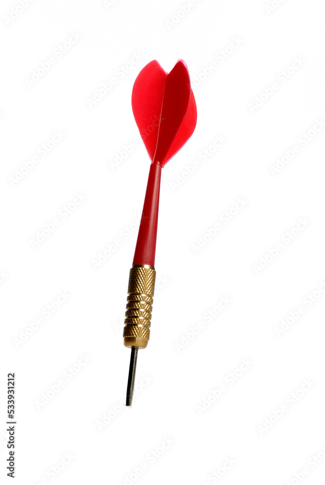 red dart isolated red dart isolated