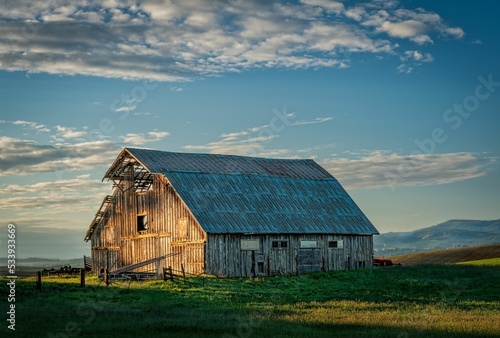 Farmland of the Palouse, near Pullman, Washington State photo