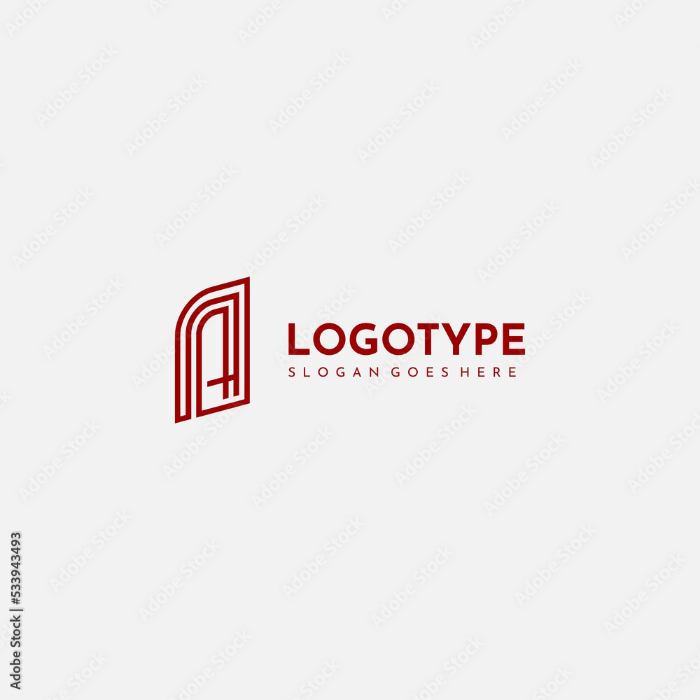 Modern initial AA logo letter simple and creative design concept Modern initial AA logo letter simple and creative design concept