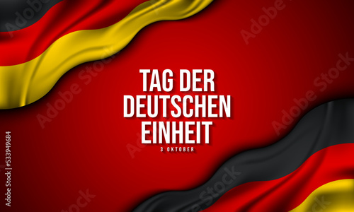 German Unity Day Background Design.