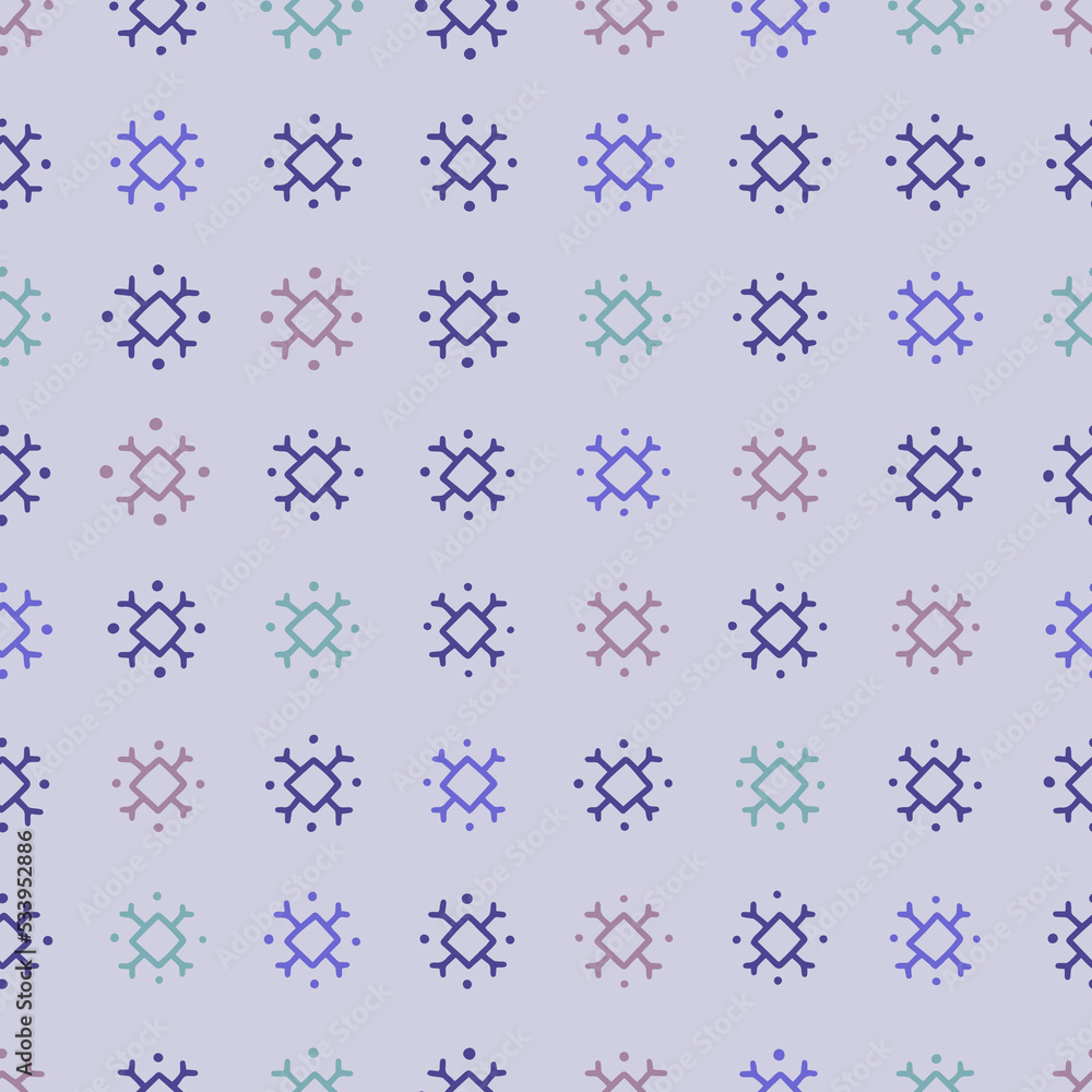 Hand drawn various snowflakes, seamless pattern. Winter symbol. Perfect for Christmas cards, invitations, decorations, wrapping paper, textiles and more. Hand drawn various snowflakes, seamless pattern. Winter symbol. Perfect for Christmas cards, invitations, decorations, wrapping paper, textiles and more.