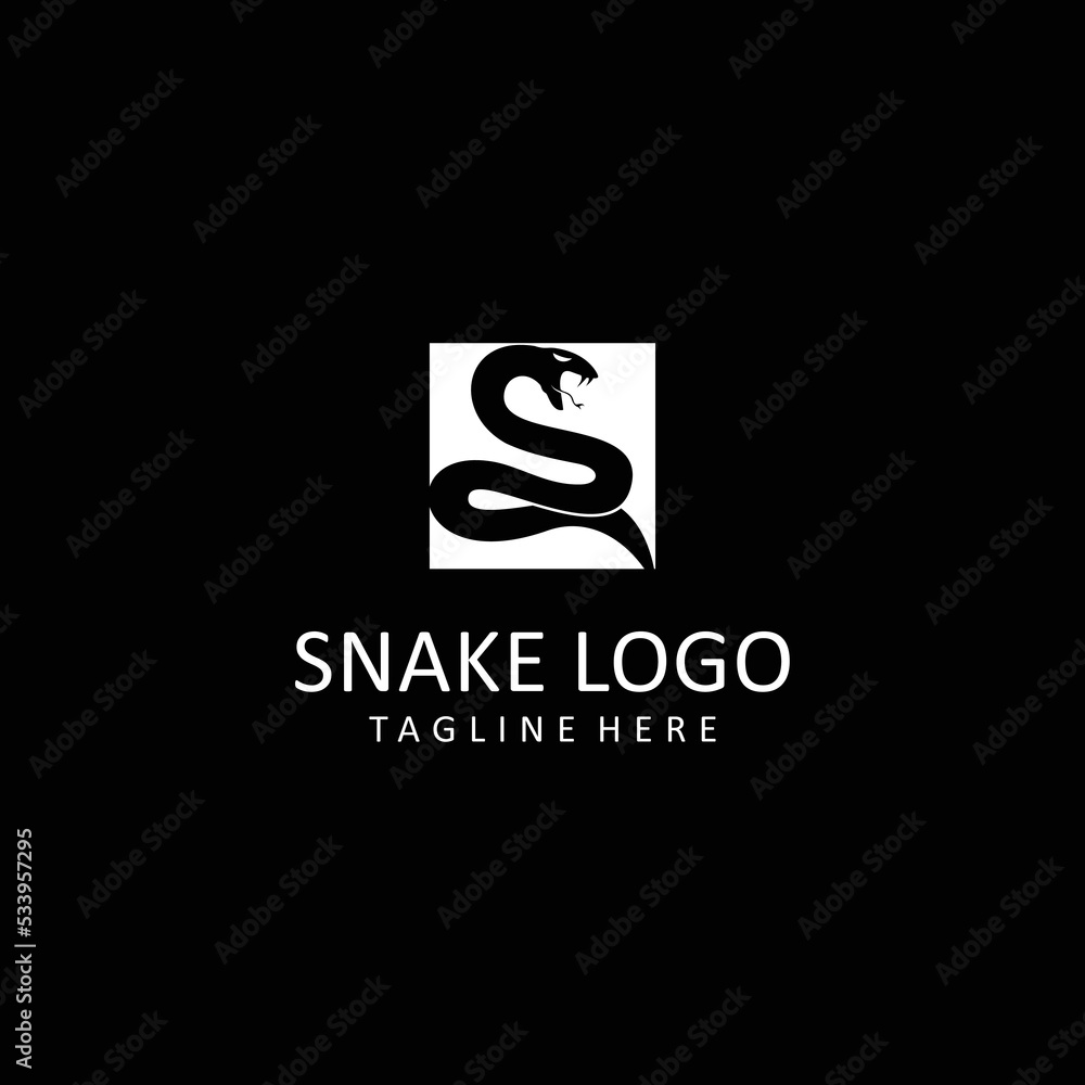 Snake logo design icon tamplate Snake logo design icon tamplate