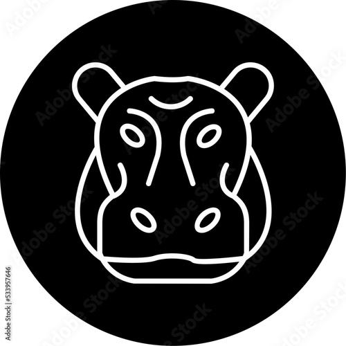 Hippopotamus Icon