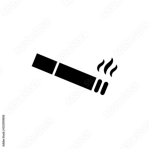Icono de cigarrillo. Fumar. Ilustración vectorial