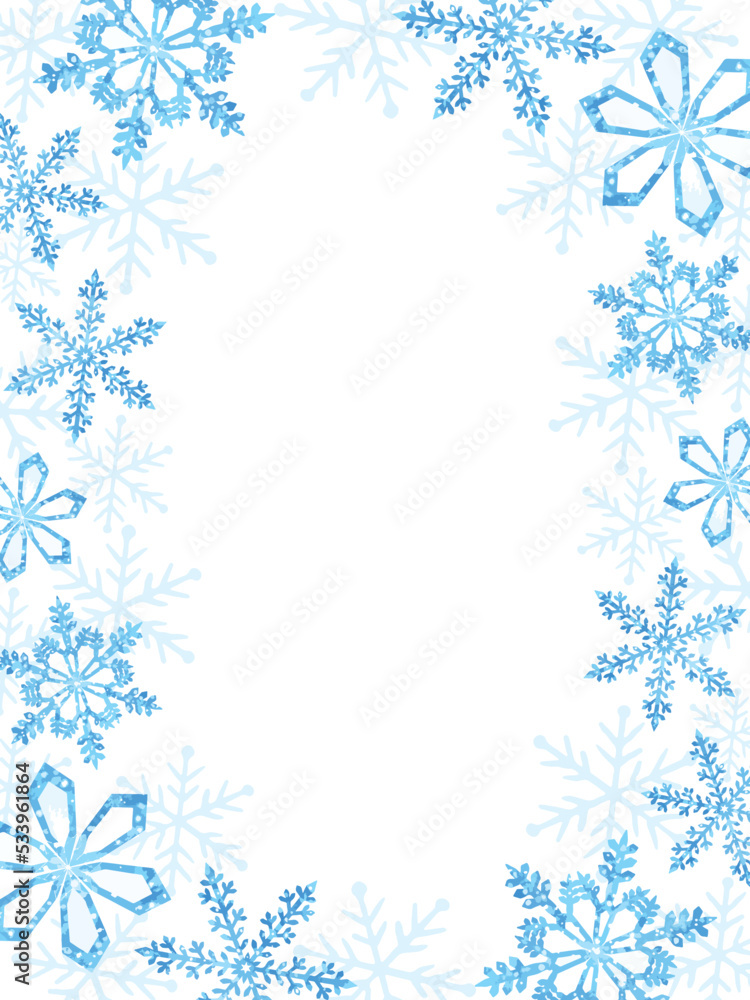 Snowflake Winter Frame Snowflake Winter Frame