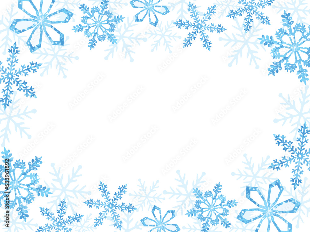 Snowflake Winter Frame Snowflake Winter Frame