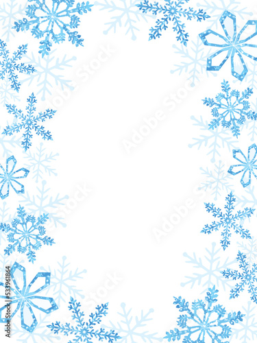 Snowflake Winter Frame