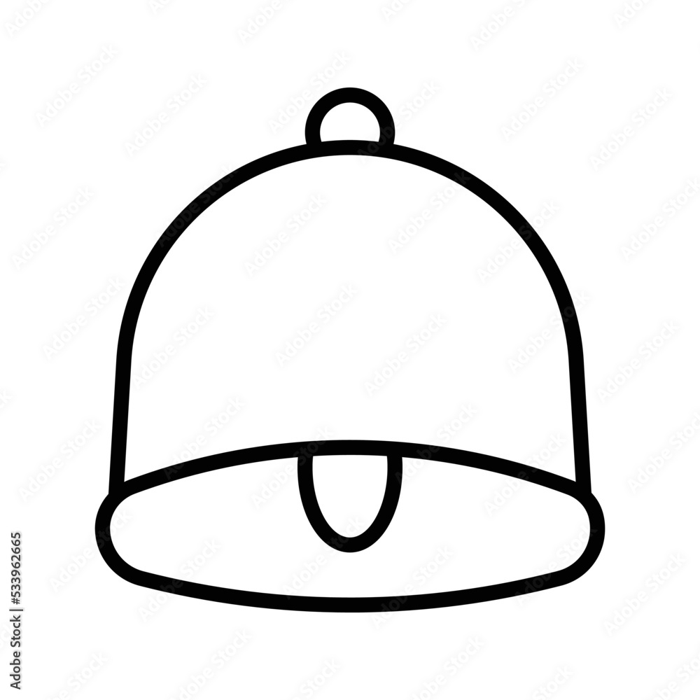 Bell Icon in trendy flat style isolated on grey background. Notification symbol for your web site design, logo, app, UI. Vector illustration Bell Icon in trendy flat style isolated on grey background. Notification symbol for your web site design, logo, app, UI. Vector illustration