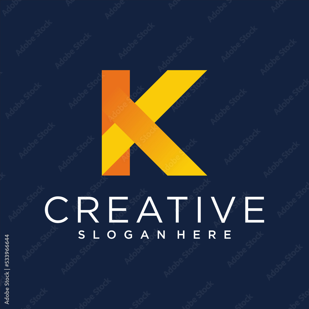 K Letter Logo Design Template K Letter Logo Design Template