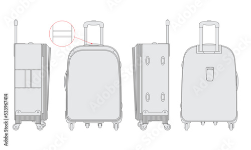 luggage suitcase vector