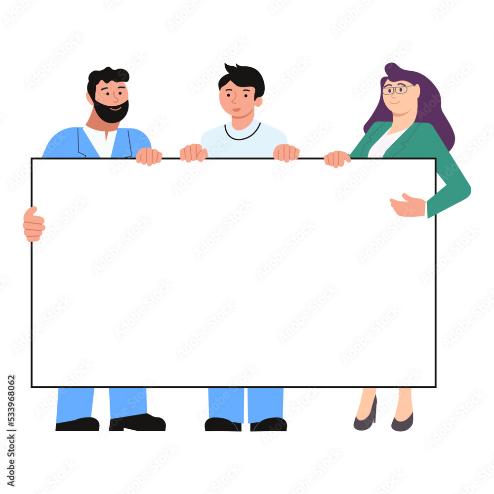 Group of Business people or colleagues pointing at the presentation board Group of Business people or colleagues pointing at the presentation board