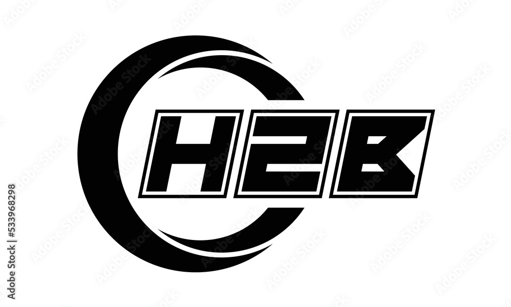 HZB three-letter circle logo design. custom font logo vector template | abstract logo | word mark logo | letter mark logo | business logo | minimalist logo | font logo | HZB three-letter circle logo design. custom font logo vector template | abstract logo | word mark logo | letter mark logo | business logo | minimalist logo | font logo |