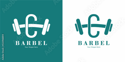 Fitness Logo Design with Letter C