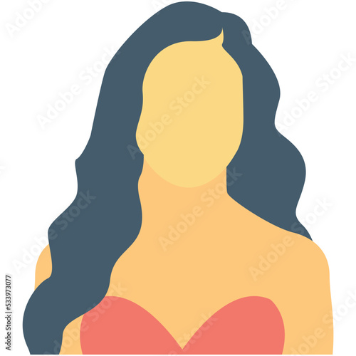 Model Colored Vector Icon