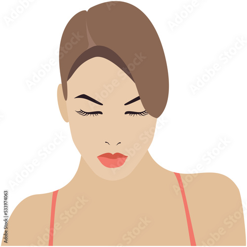 Stylish Woman Vector Icon
