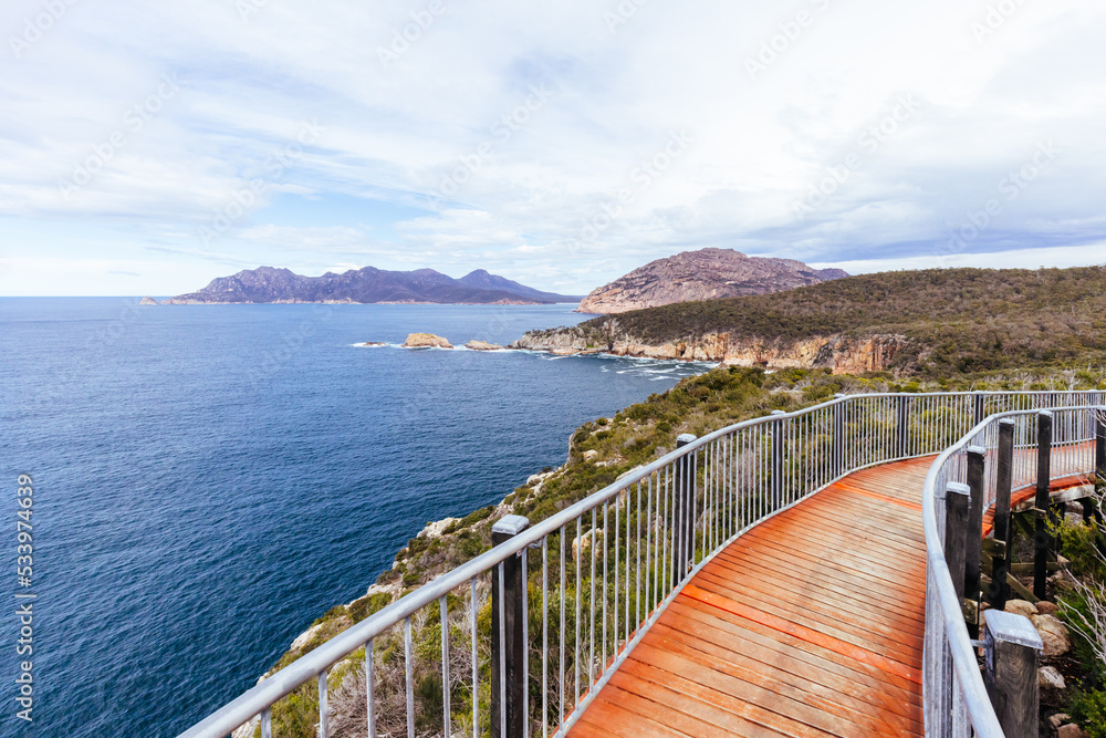 Cape Tourville in Freycinet Tasmania Australia