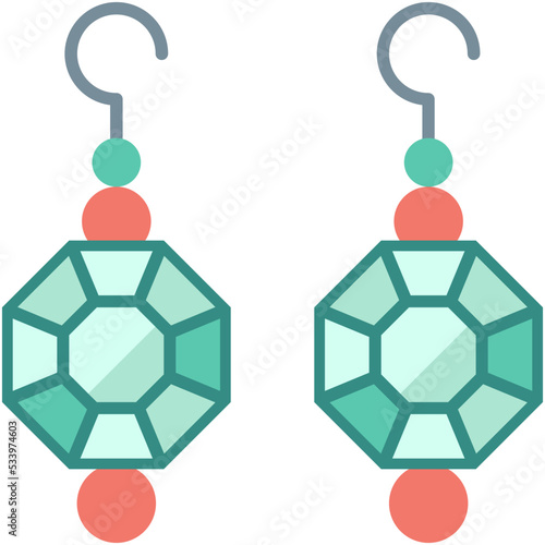 Earring Vector Icon